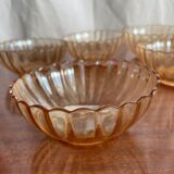 7 vintage cups, iridescent gondolo