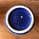 Pair of vase old gmundner keramik ceramic blue & white austria vintage