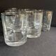 6 whiskey glasses 1970's