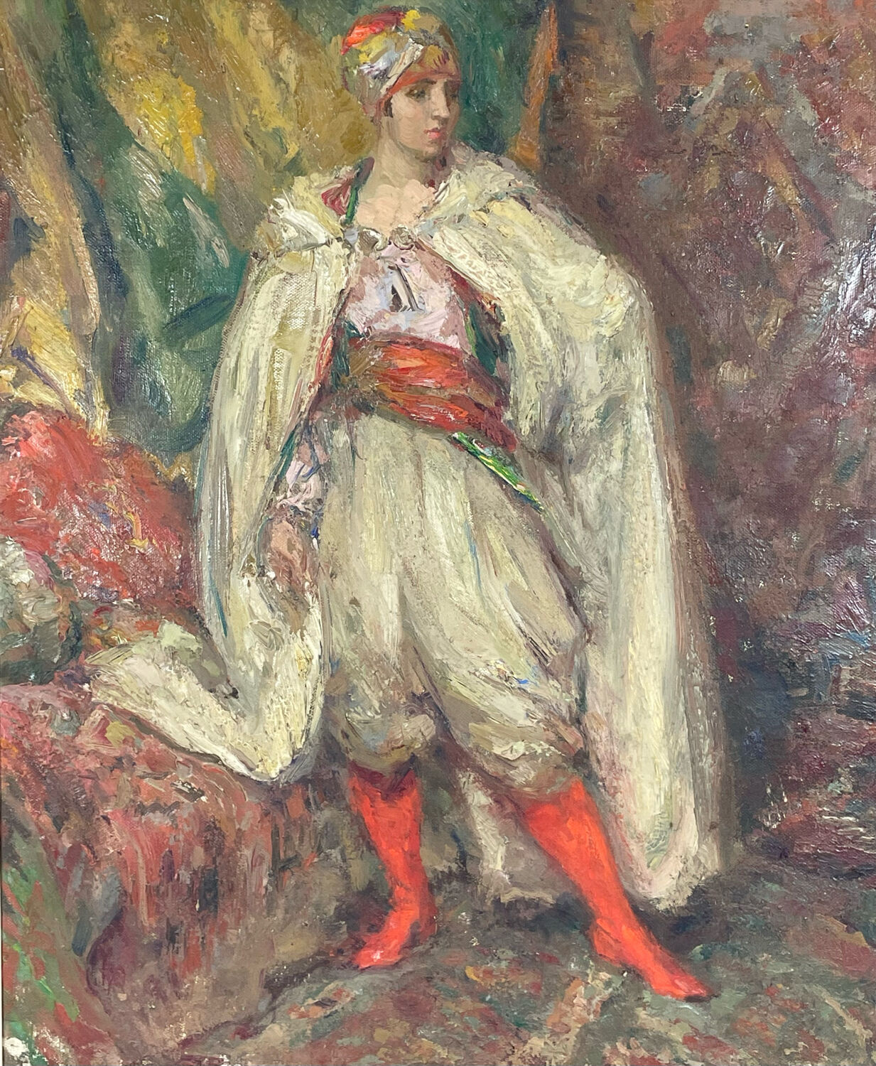 Young woman in the oriental