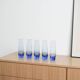 Set of glasses, Italian design, 1980s, production: Italy