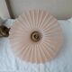 Pink glass pendant light