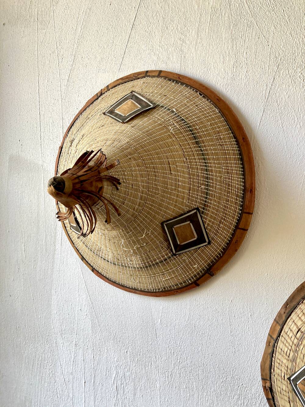 Duo de chapeaux traditionnels Peuls (Tingandé), Afrique de l'Ouest