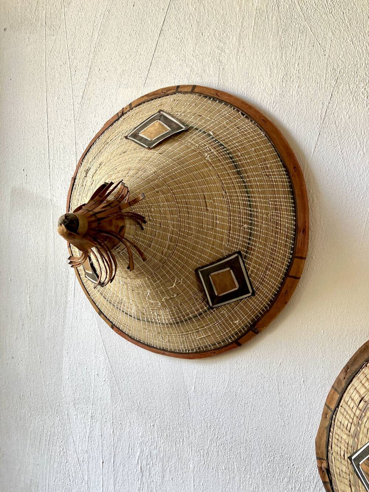 Duo de chapeaux traditionnels Peuls (Tingandé), Afrique de l'Ouest