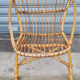 Fauteuil en rotin 1960