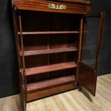 Empire Showcase Bookcase, 20th Century, Mahogany Wood