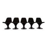 Orbit Chairs by Farner & Grunder for Herman Miller, 1970s, Set of 5