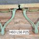 Pair of Venetian Louis XV style consoles in painted wood