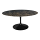 Original round Knoll Tulip dining table (137cm) Emperador glossy NEW CONDITION!