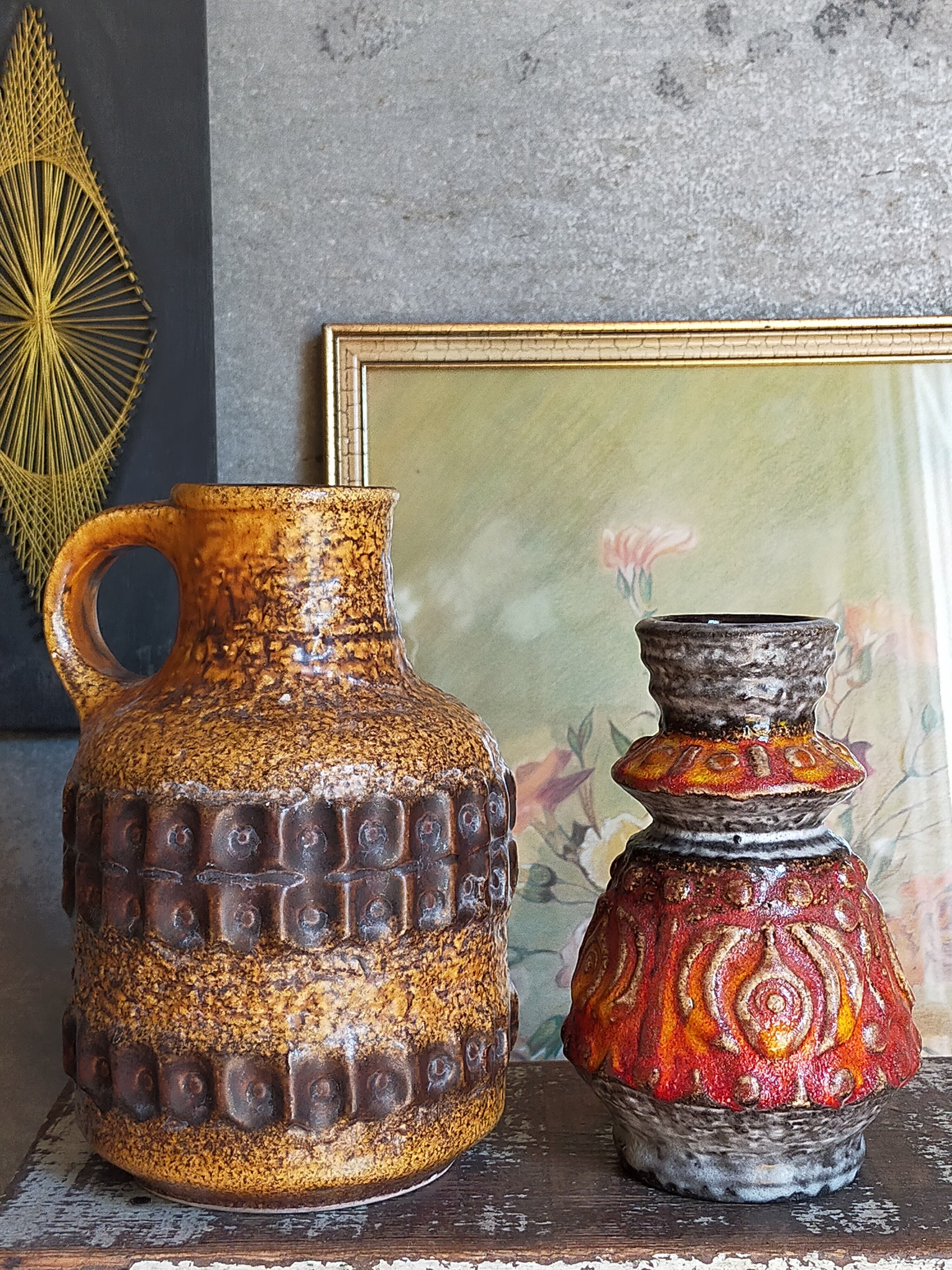 Vintage ceramic duo made in France