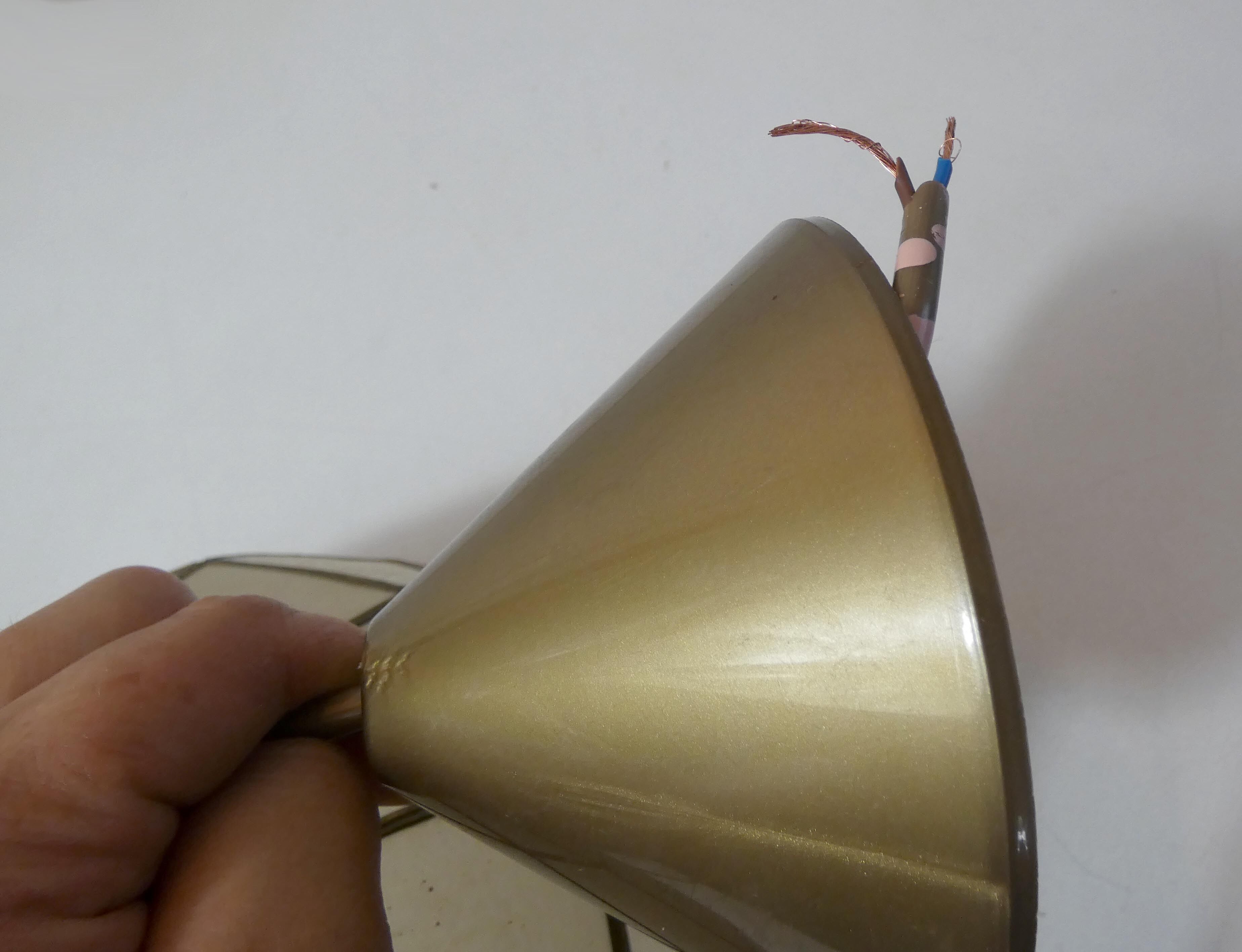 Suspension en nacre et laiton