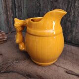 Pichet majolica jaune millésimé français