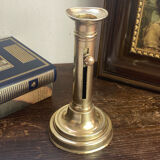 Push candle holder in brass