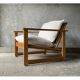 Fauteuil lounge scandinave, 1960s