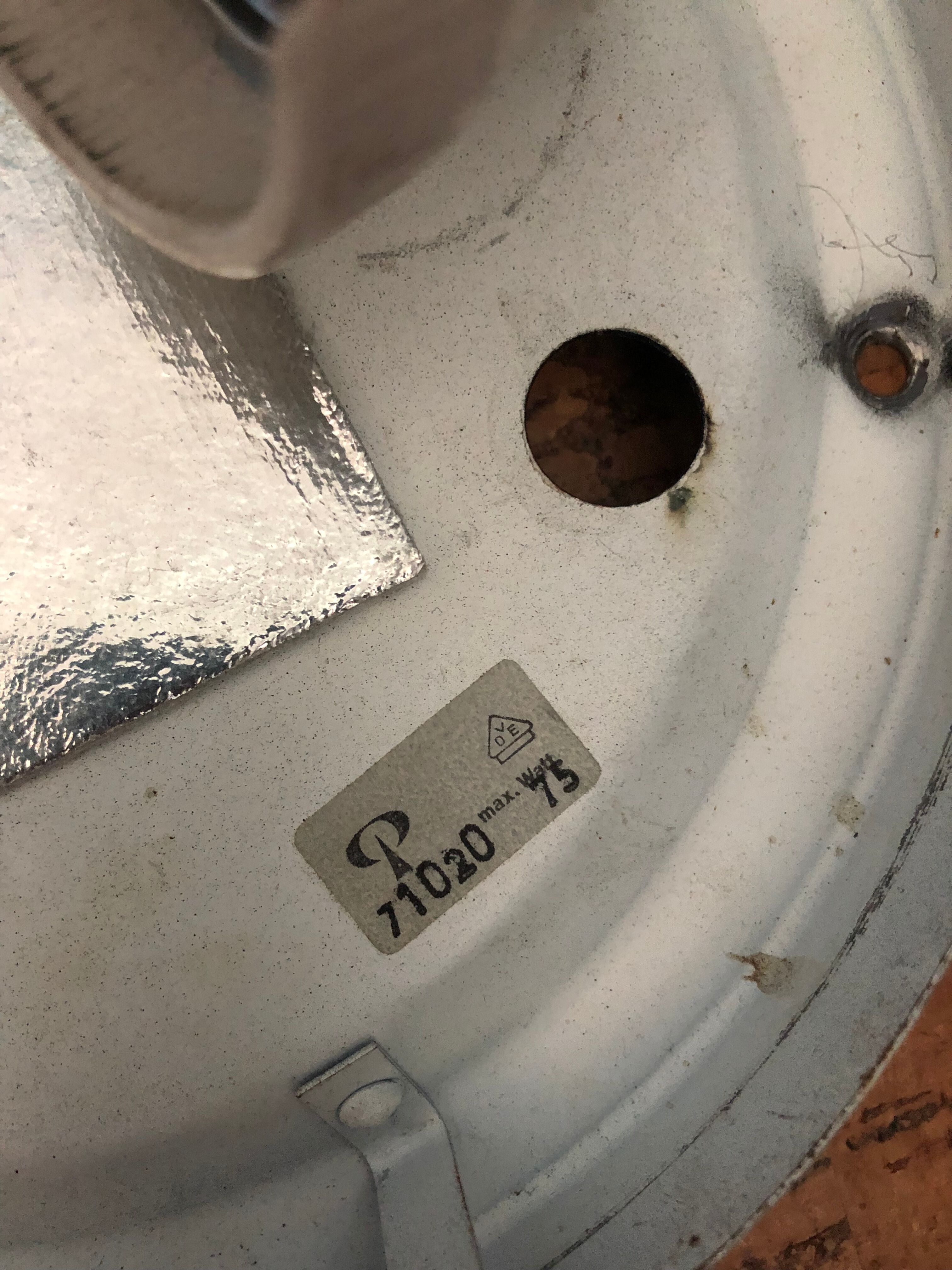 Vintage ceiling lamp Peill Putzler