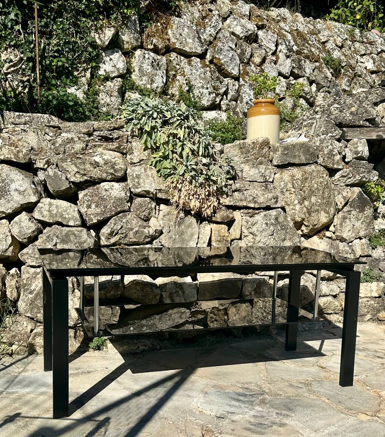 Black designer coffee table