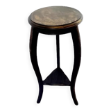 Vintage pedestal table restyled
