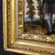 Antique 17th century marble painting, portrait of a South American nobleman