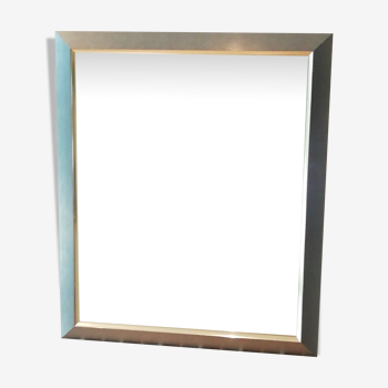 Miroir acier brossé 51x61cm