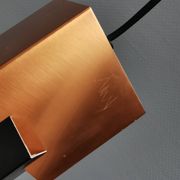 A pair of  Jo Hammerborg lamps for FOG & MØRUP model Kubus Denmark 1961