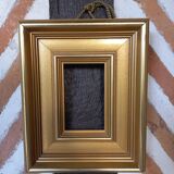Large molded golden frame