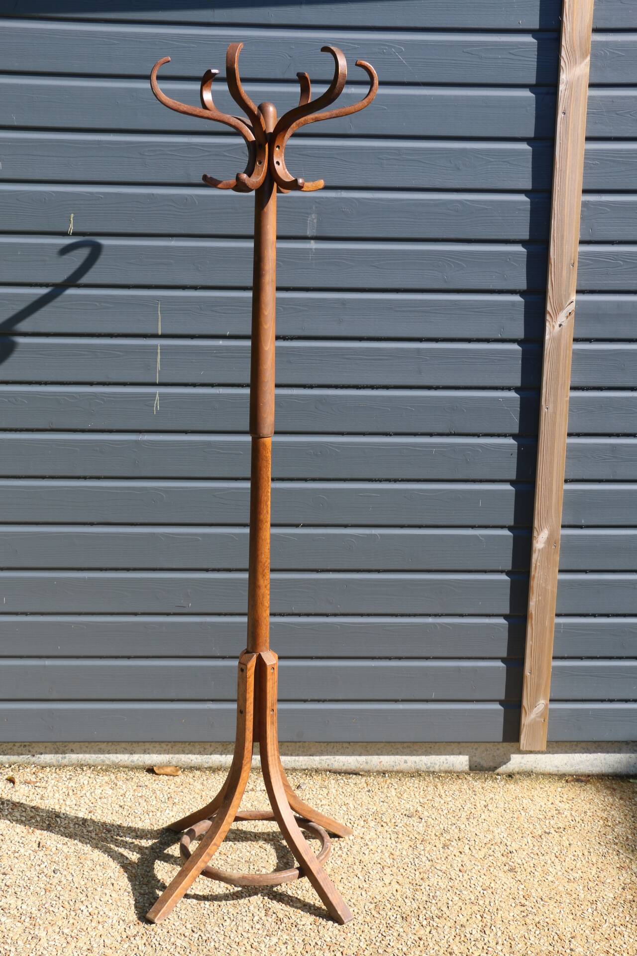 BAUMANN parrot coat rack simple dark beech