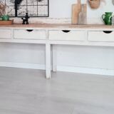 Antique counter, wooden work table.