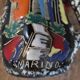 Decanter broc vase ceramic lava san marino old vintage