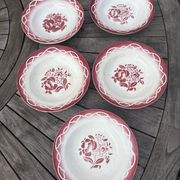 Assiettes creuses Digoin Sarreguemines