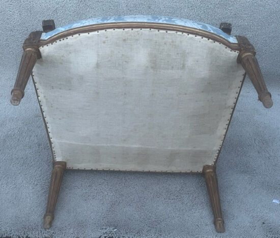 Shepherdess armchair with Louis XVI style ears