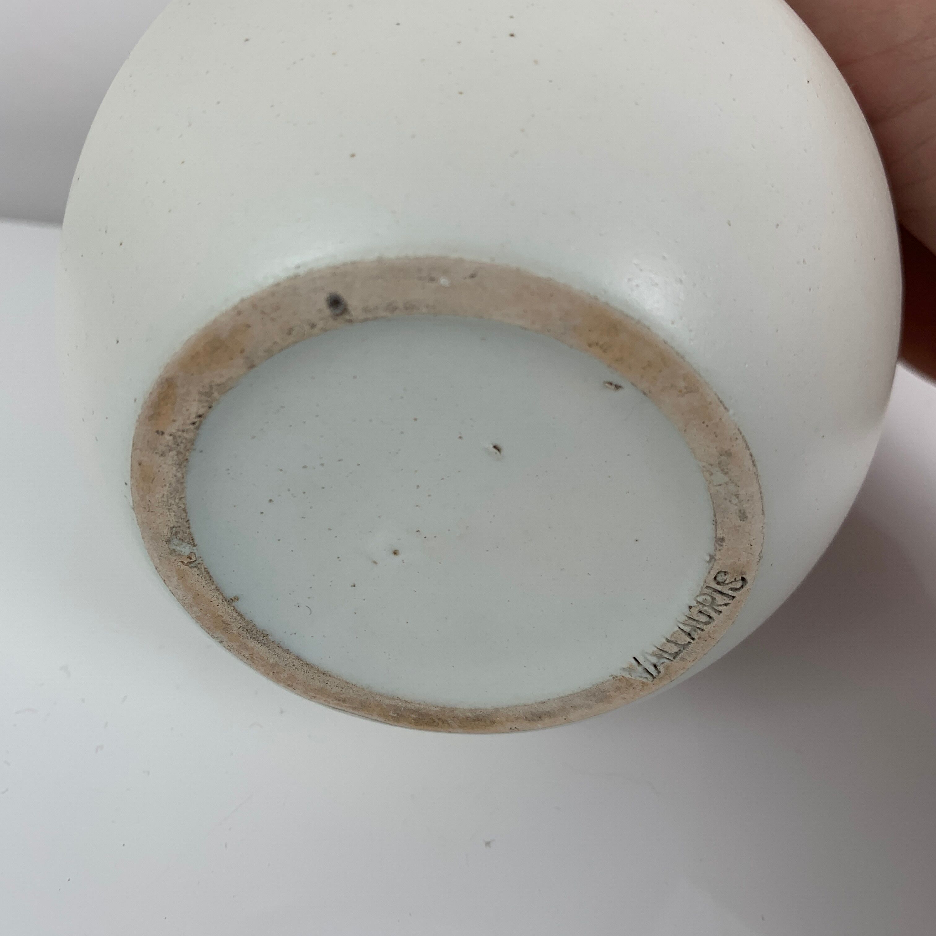 Vase boule à pique Vallauris Andre Baud vintage 50/60