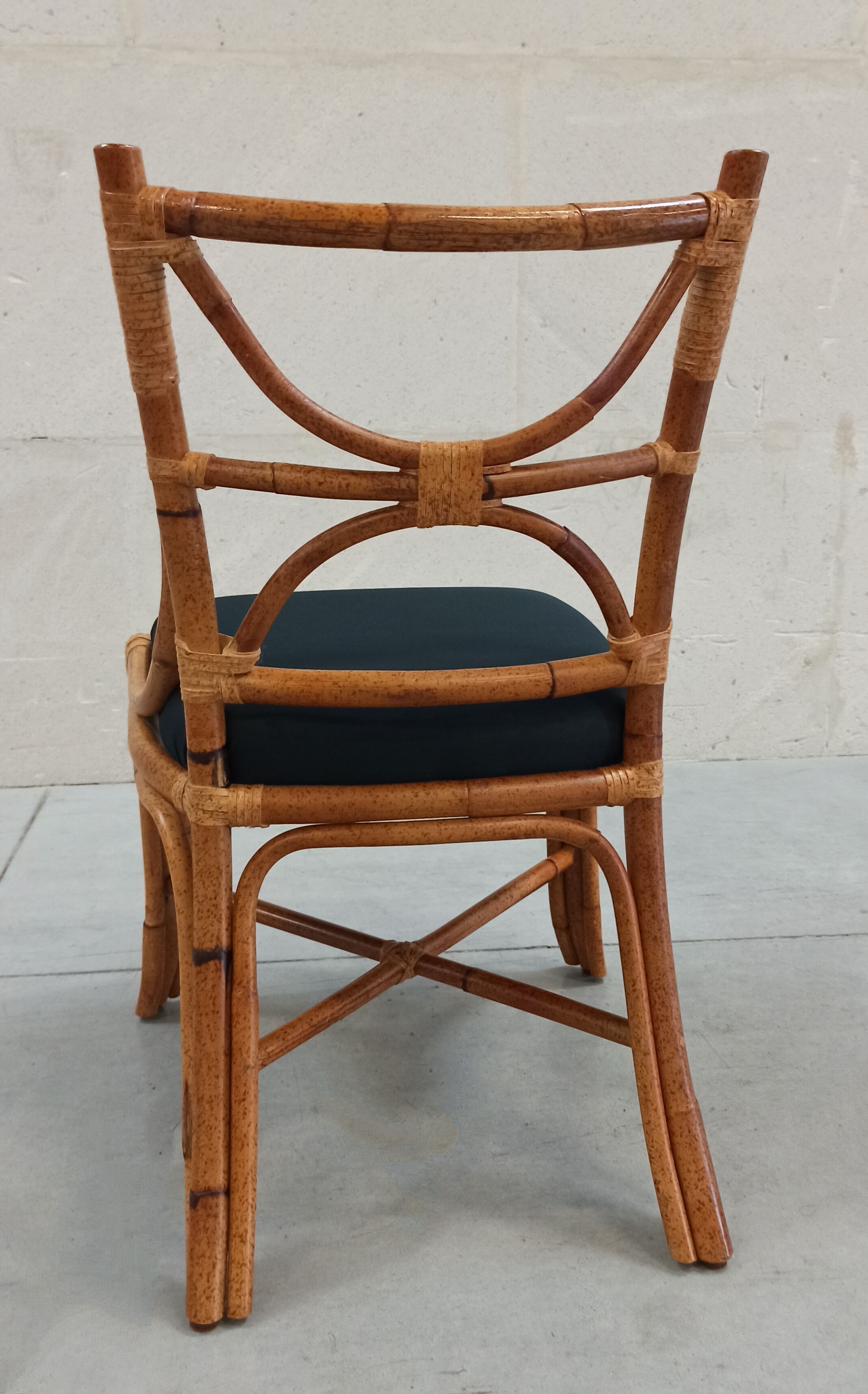 Chaise en bambou Roche Bobois 80's