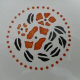 Set of 8 flat earthenware plates