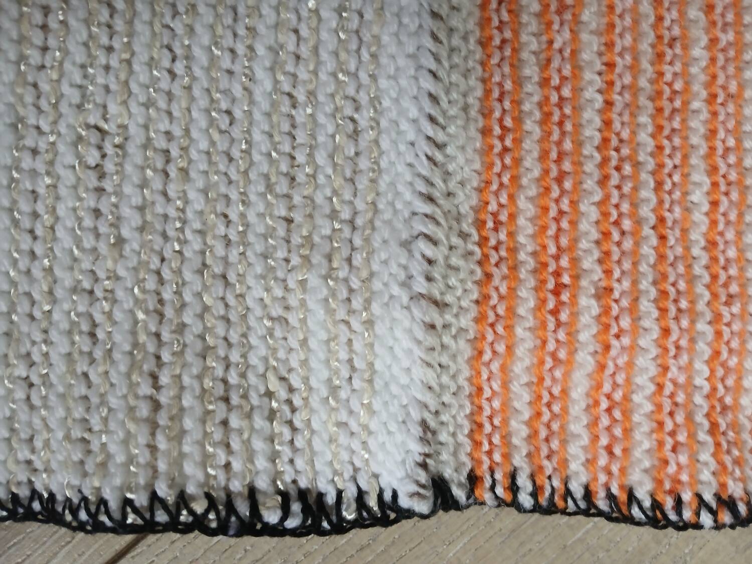 Wool patchwork blanket