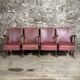 Series of 4 cinema chairs