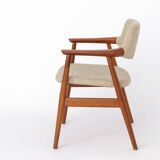 5 Erik Kirkegaard Chairs, 1960s, Vintage, for Glostrup, model GM11, Danish, Teak