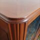 Art deco walnut display cabinet