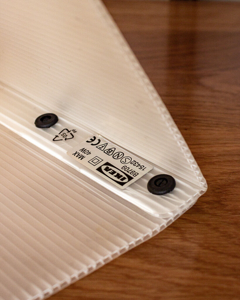 TON lamp, Ikea, year 2000