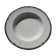 Hollow round plate in limoges medard de Noblat model Veronese green diam 31.5 cm