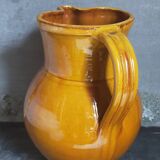 XXL pitcher vintage Provencal pottery from Salernes
