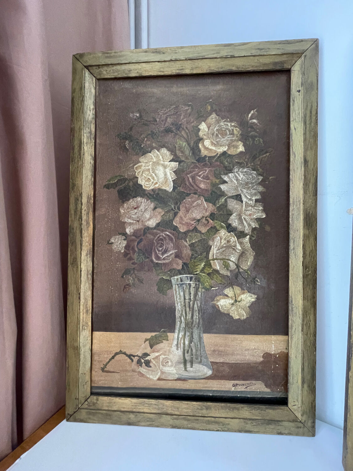 Pair of antique paintings