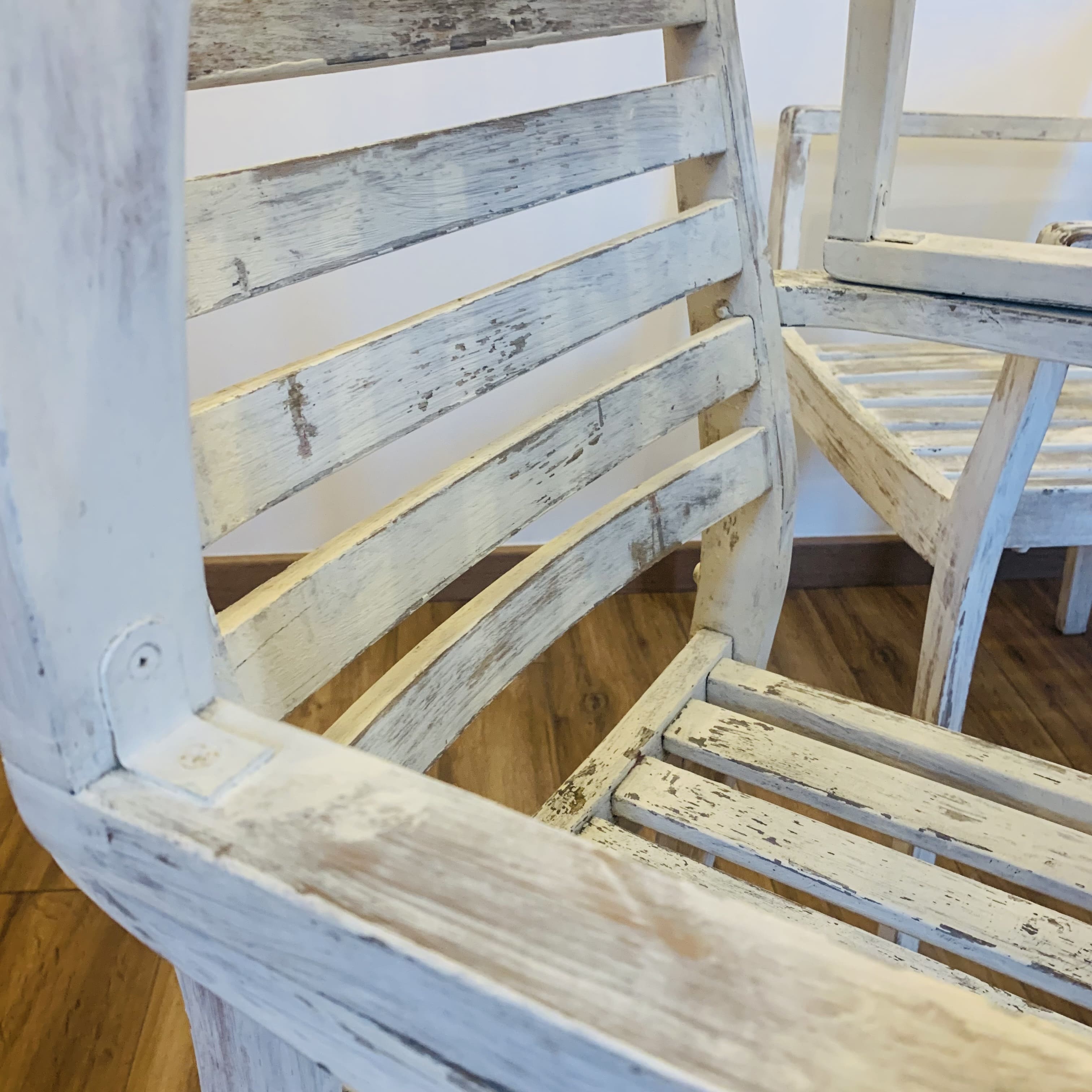 Ensemble de 4 chaises en bois