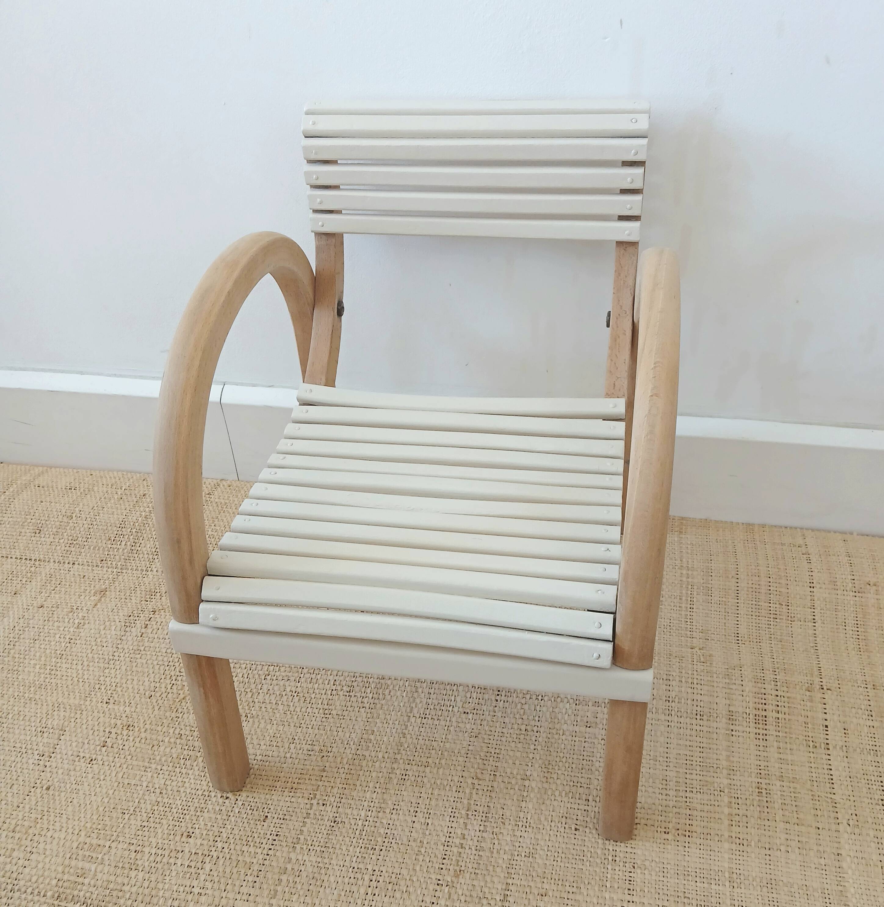 Chaise Baumann en bois courbe