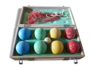 Jeu de pétanque 1950 - coffret
