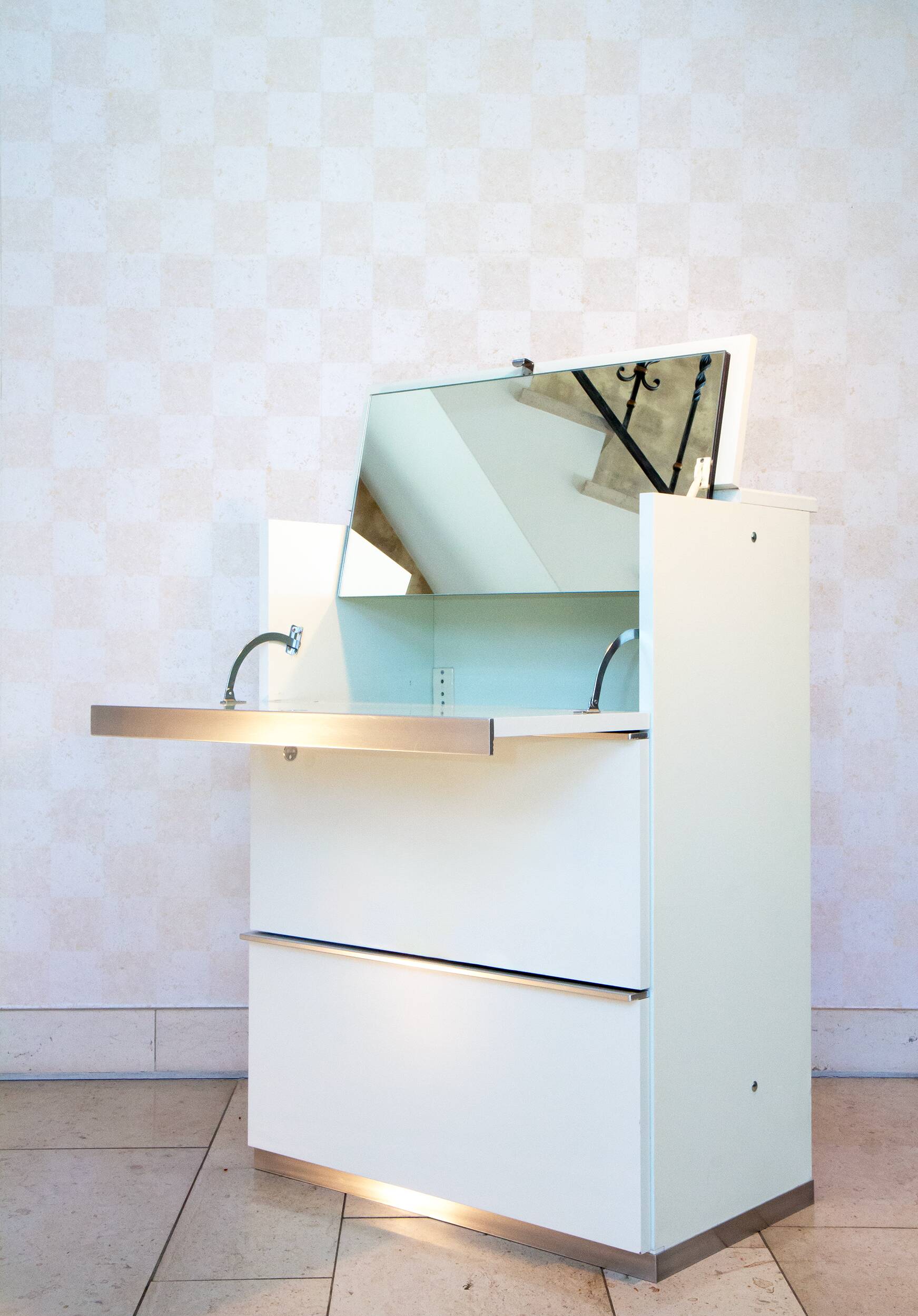 Interlübke dressing table, Roche Bobois 1970