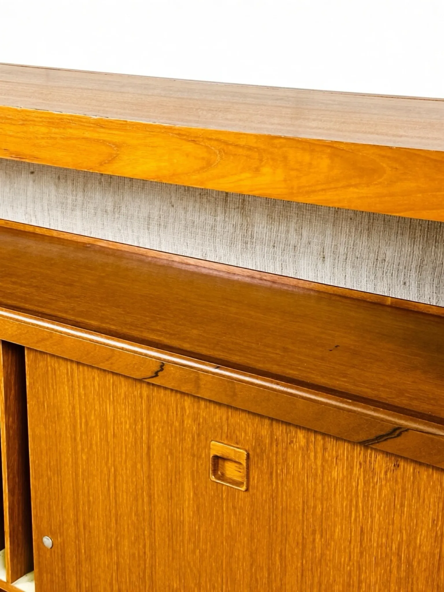 Enfilade scandinave haute en teck 1960