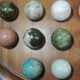 Vintage solitaire game semi gem stones