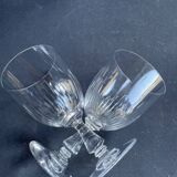 5 baccarat water glasses – art nouveau