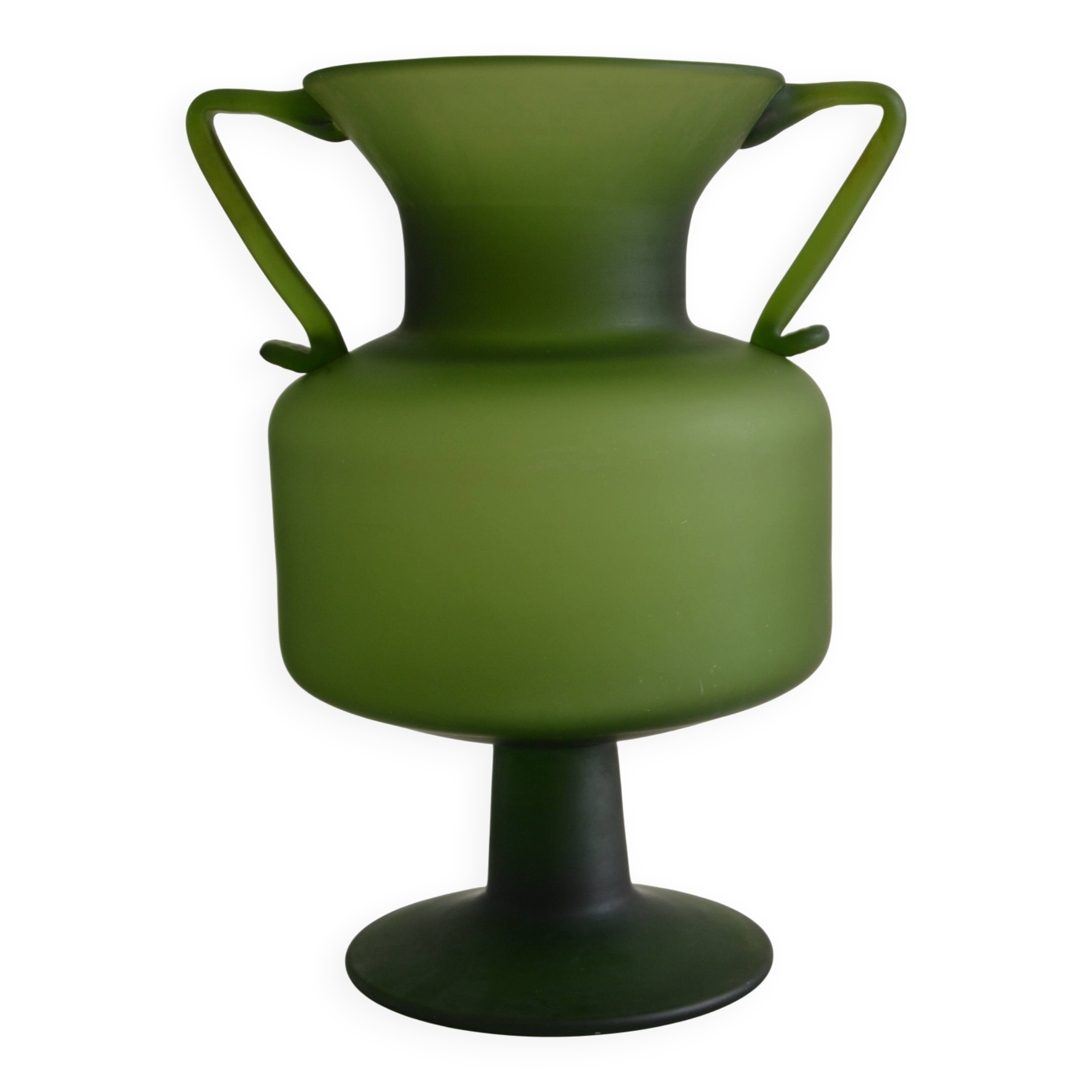 Vase made of glass paste