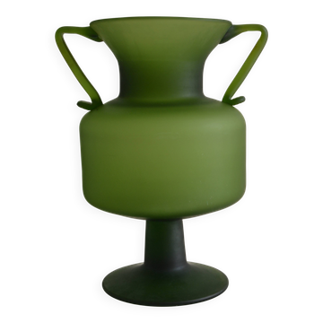 Vase made of glass paste